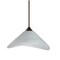Besa Lighting Hoppi Cord Pendant, Marble, Bronze Finish, 1x5W LED 1XT-191352-LED-BR - alternate 1